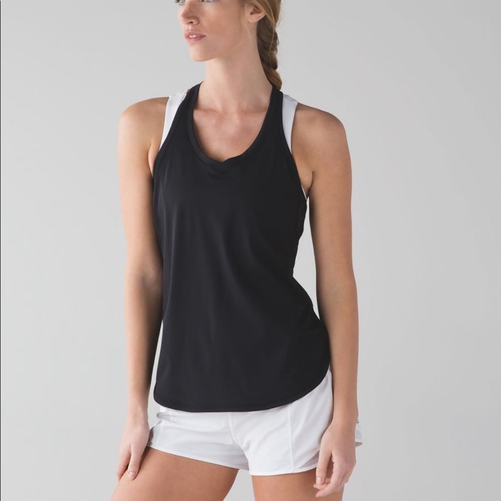 NWOT UPF 50 Lululemon Fastest Lane Singlet. Size 8